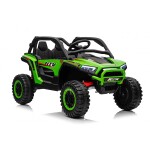 Mamido Mamido Elektrické autíčko Buggy UTV KCK 4x4 zelené 24V | 800W | 50 kg | EVA | LED | 2,4 Ghz | ECO koža