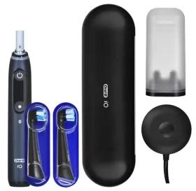 Oral-B iO 8N čierna / Rotačná zubná kefka / 6 režimov / Bluetooth / časovač / tlakový senzor / OLED displej (4210201408567)