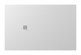 POLYSAN - TRENECA sprchová vanička z liateho mramoru s možnosťou úpravy rozmeru 140x90cm, biela matná 84309.11