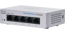 Cisco CBS110-5T-D- EU / Switch / 5 portov / 10/100/1000 Mbps / Unmanaged / Desktop (CBS110-5T-D-EU)