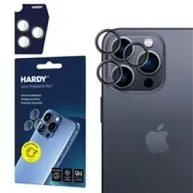 3mk Hardy Lens Protection Pre sklá na fotoaparát pre Apple iPhone 16 Pro /16 Pro Max Black (5903108588713)