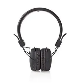 Nedis Bezdrôtové slúchadlá on-ear čierna / mikrofón / Bluetooth 5.0 / micro-USB / ovládanie stlačením (HPBT1100BK)