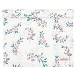 GREEN GATE Bavlnený behúň na stôl Julani White 45 × 140 cm