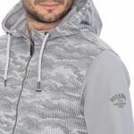 Bushman Pánska mikina Jeff, svetlošedá S