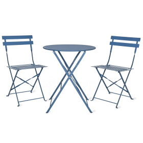 Garden Trading Záhradný set stolíka so stoličkami Bistro Cove Blue – Small