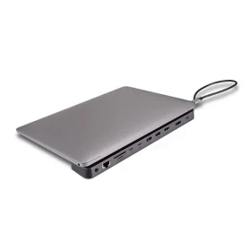 Lindy DST-Mini XT 810 / Dokovacia stanica USB-C / HDMI 2.1 / DisplayPort 1.4a / RJ-45 / 100W PD (43392)