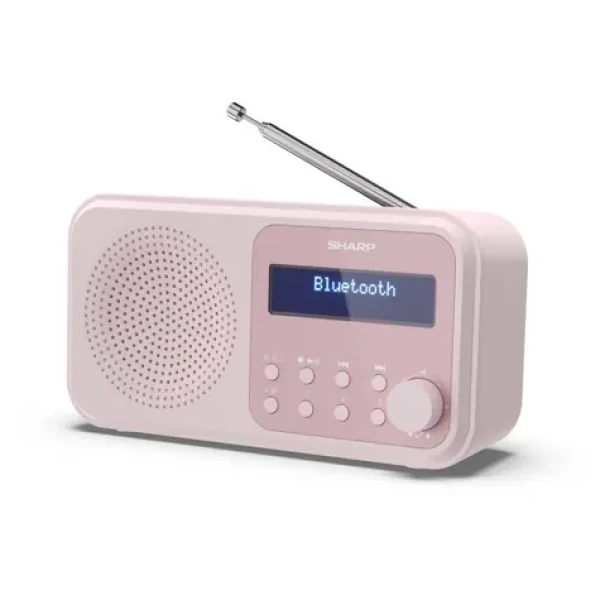 Sharp DR-P420 ružová / Prenosné rádio / 2W / DAB+ / FM / BT / 3.5mm (DR-P420PK)