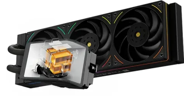 ThermalRight Wonder Vision 360 UB čierna / AIO vodný chladič CPU / 360mm / ARGB / 6,67 "OLED displej (WONDER VISION 360 UB ARGB BLACK)
