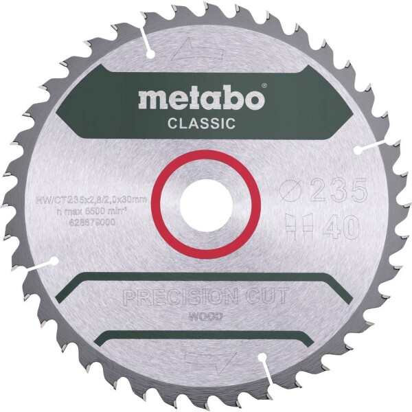 Metabo 628680000 pílový kotúč 235 x 30 x 2 mm Počet zubov (na palec): 40 1 ks; 628680000