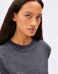 Armedangels Un-wasted Top 3595 steel melange-undyed S