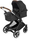 JANÉ Kočík kombinovaný Crosslight + korba Micro Pro + autosedačka Koos i-size Cold Black