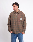 Carhartt WIP L/S Bagley Shirt Bagley Check, Hamilton Brown L