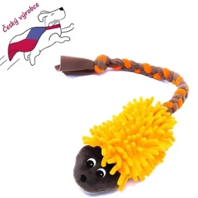 Pískacia potvorka Ježko hnedo-oranžová / Pískacia hračka