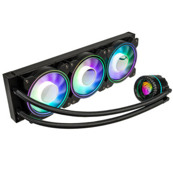 Kolink Umbra Void 360 AIO Performance ARGB čierna / AIO vodný chladič CPU / 3x 120mm / 2600 RPM @ 30 dB / 65.2 CFM (KL-UA360-WC)