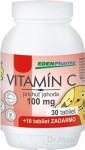 EDENPharma VITAMÍN C 100 mg príchuť jahoda
