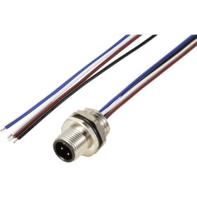 TRU COMPONENTS Vestavná zástrčka pre čidlo/aktuátor, TC-12833040, piny: 4, 0.5 m, 1 ks; TC-12833040