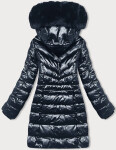 Dámska tmavomodrá zimná bunda (2M-032) odstíny modré XL (42)
