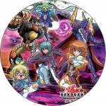 Jedložiteľný papier Bakugan fialové pozadie 19,5 cm - Pictu Hap - Pictu Hap