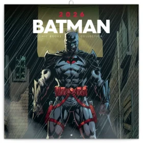 NOTIQUE Poznámkový kalendár Batman Comics 2026 / 30 x 30 cm (PGP-35368)