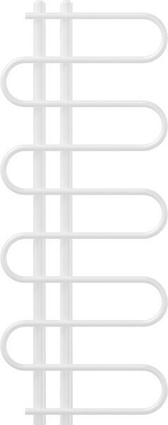 MEXEN - Kiso vykurovací rebrík/radiátor 1250 x 500 mm, 256 W, biela W114-1250-500-00-20