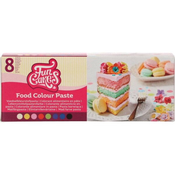 Sada gélových farieb 8 ks - FunCakes - FunCakes