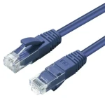 MicroConnect CAT6a U/UTP 0.5m modrá / LSZH (MC-UTP6A005B)