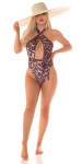 Sexy Koucla Monokini "High Leg" with belt to tie LEO L