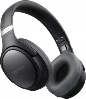 Veho Veho ZB-4 Sada słuchawkowy Przewodowy i Bezprzewodowy Opaska na głowę Połączenia/muzyka USB Type-C Bluetooth Čierny, Sivý
