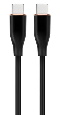 Gembird CC-USB2S-CMCM-1.5M-BK čierna / USB kábel / USB-C (M) - USB-C (M) / USB 2.0 / 1,5 m / 3 A (CC-USB2S-CMCM-1.5M-BK)