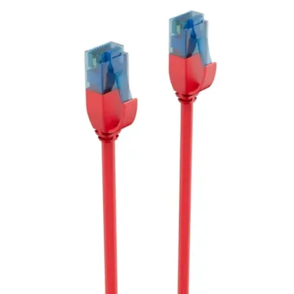 Shiverpeaks Cat6 U/UTP slim červená 3 m / Patch kábel / RJ-45 / 1000 Mbit/s (BS08-22044)
