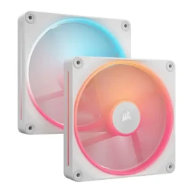 Corsair iCUE LINK LX140- R RGB 2ks biela / 140 mm / 38.3 dB @ 2000 RPM / 91 CFM / PWM (CO-9051056-WW)