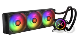 KRUX HydroX 360 ARGB čierna / AIO vodný chladič CPU / 3x 120 mm / 600-1800 RPM / AMD + Intel (KRXE002)