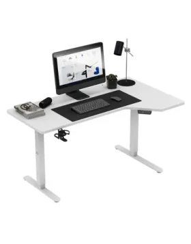 Mark Adler Leader 9.1 biela / Kancelársky elektrický stôl / 145 x 72-118 cm (MA-LEADER 9.1 WHITE)
