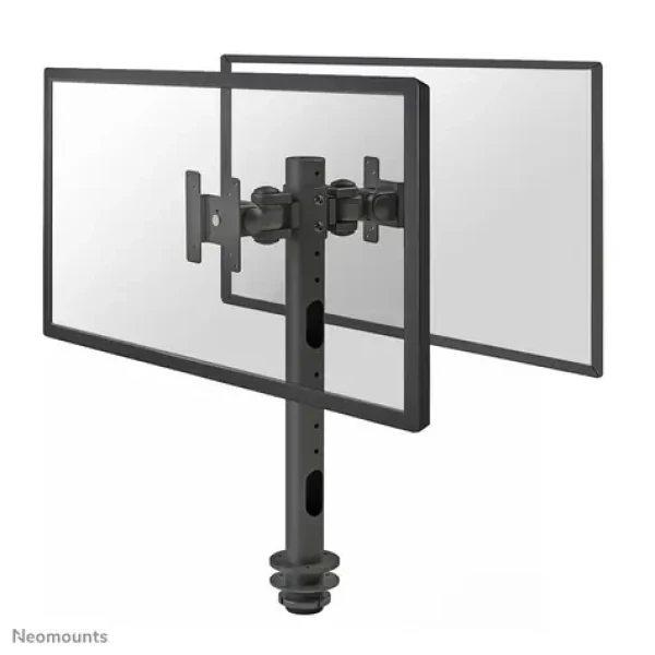 Neomounts FPMA-D050DBLACK čierna / Držiak displeja na stôl / 10-30" / VESA 100x100 / nosn. 10 kg / 2 displeje (FPMA-D050DBLACK)