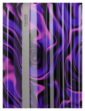 Stredný škrupinový kufor Travelite Lascana Edition M Purple Swirl