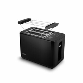 Lauben Toaster 900BC čierna / Hriankovač / 900W / 2 plátky pečiva / 7 stupňov opečenia / automatické vypnutie (LBNT900BC)