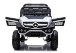 Mamido Detské elektrické autíčko Mercedes Unimog 4x4 biele