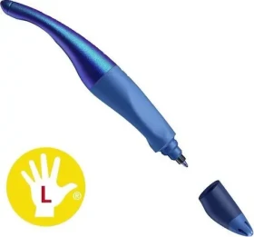 STABILO Pero EASYoriginal pre ľavákov Holograph modré / Roller / šírka stopy 0,5 mm / ergonomický tvar (B-56879-3)