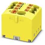 Phoenix Contact 3273336 blok rozvádzača 25.2 mm pružinová svorka žltá 10 ks; 3273336