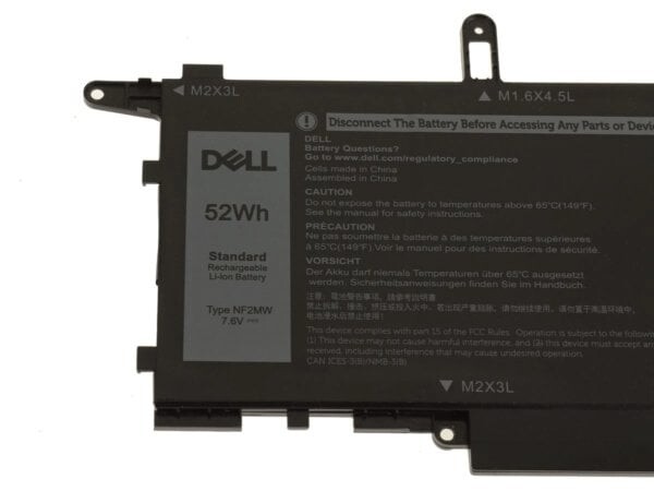 Dell 52Wh 4-cell lithium-ion battery for Notebooks