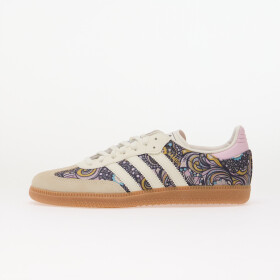 Topánky adidas x Liberty London Samba OG Kids Core White/ Orchid Fusion/ Gum 2 6.5
