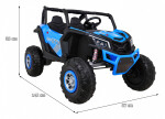 Mamido Elektrické autíčko Buggy UTV-MX 24V 4x4 modré