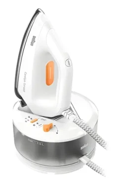Braun CareStyle Compact IS 2132 WH oranžová / Parný generátor / 2400 W / 1.5 l / 120 g/min / iCare (0128804000)