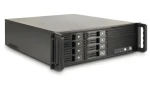 Inter-tech IPC 3U-3508 čierna / Serverová skriňa / 3U / ATX / 8x 2,5 "/3,5" hot-swap / 2x USB 3.2 Gen1 (88887335)
