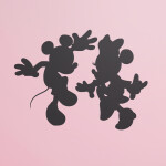 Veselá Stena Samolepka Mickey a Minnie tancujú