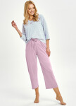 Taro Debora 3448 3/4 M-XL Z25/26 dámske pyžamo modrá L
