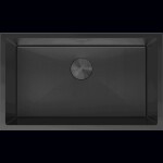 MEXEN - Trixo oceľový drez 1-bowl 750 x 440 mm, čierna HC 6415751000-70HC