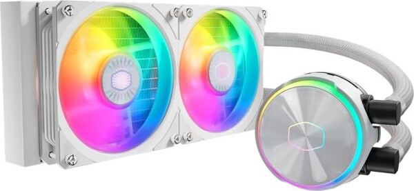 Cooler Master Cooler Master MasterLiquid PL240 Flux White Edition Obudowa komputera Sada do chłodzenia płynami 12 cm Biely