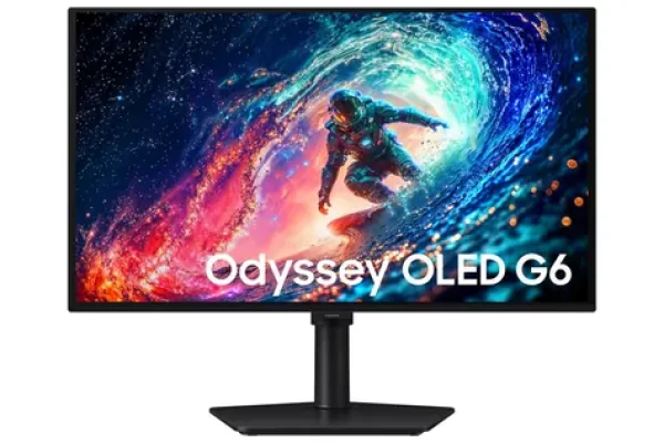 27" Samsung Odyssey OLED G6 G61SH čierna / Monitor / OLED / QHD 2560x1440 / 240Hz / 0,03ms / DisplayPort 1.4 + HDMI 2.1 (LS27HG612SUXEN)