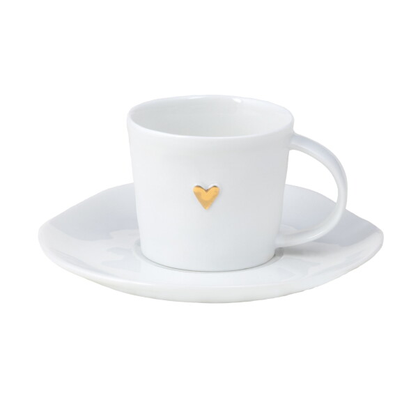 Räder Porcelánová šálka s podšálkou Gold